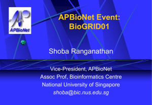 Address by A/Prof Shoba Ranganathan, Vice President, Asia Pacific