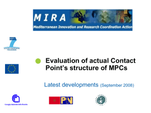 Evaluation of actual Contact Point's structure of MPCs