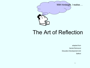 The Art of Reflection - Somerset Learning Platform