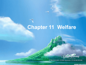 Chapter 11 Welfare