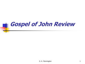 The Gospel of John PowerPoint