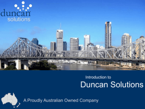 The Duncan Solutions Group - Sean Flynn