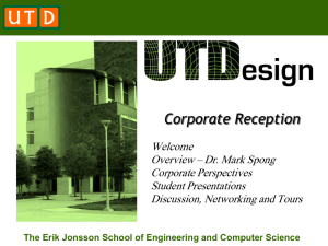 The Erik Jonsson School of Engineering and Computer Science