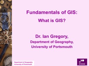 GIS: The basics