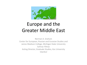 the Euro was strong and most thought much of Middle East was