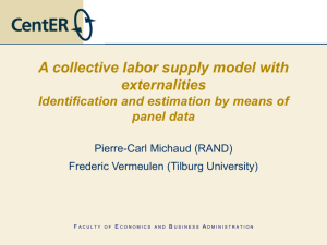 Identifying a collective labor supply model with leisure externalities