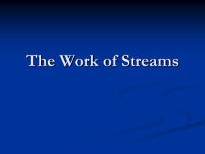 The Work of Streams
