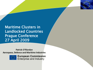 Patrick O'Riordan (EC): Maritime Clusters in