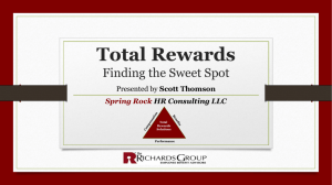Total Rewards – Finding the Sweet Spot