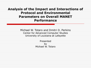 Analysis of the Impact and Interactions of Protocol and