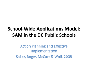 Designing School-Wide Systems for Student Success