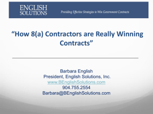 How 8a Contractors are Really Winning Contracts