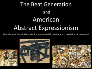 The Beat Generation and American Abstract Expressionism