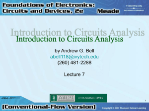 Lecture 7 - Ivy Tech Engineering