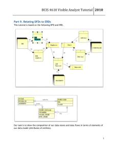 BCIS 4610 Visible Analyst Tutorial