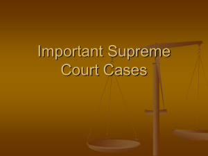 Supreme Court Case Review