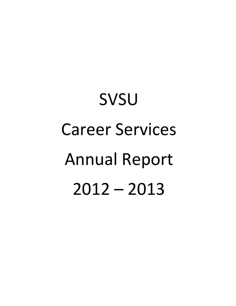 2012 2013 Annual Report Saginaw Valley State University