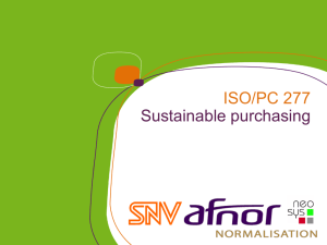 Sustainable purchasing