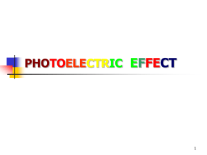 photoelectric effect teaching