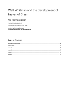 Leaves of Grass - Thomas Cooper Library