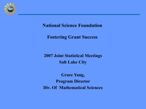 Fostering Grant Success