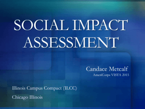 Social Impact Assessment - Illinois Campus Compact