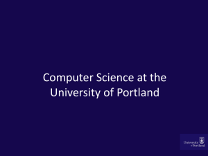 no additional credits - University of Portland