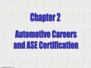 PowerPoint - CTE-Automotive Technology