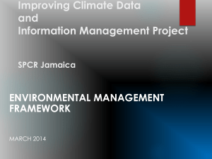 Environmental and Social Management Framework