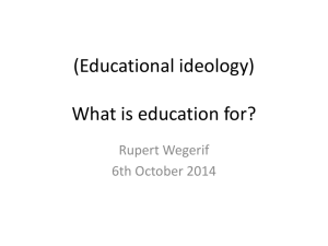 Educational Ideologies