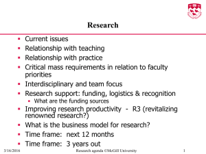 Research - McGill University