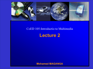 lecture#2-Multimedia Overview