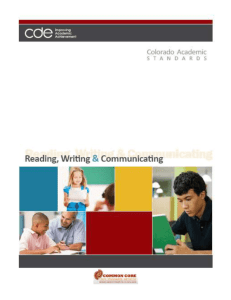 Colorado Academic Standards in Reading, Writing and