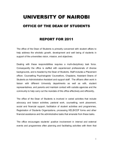 Annual report for the year 2011