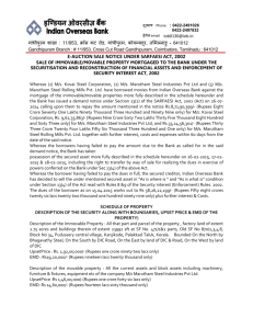 e-auction sale notice under sarfaesi act, 2002