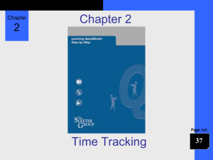 Chapter 2 Time Tracking
