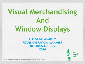 Visual Merchandising And Window Displays CHRISTINE McAULEY