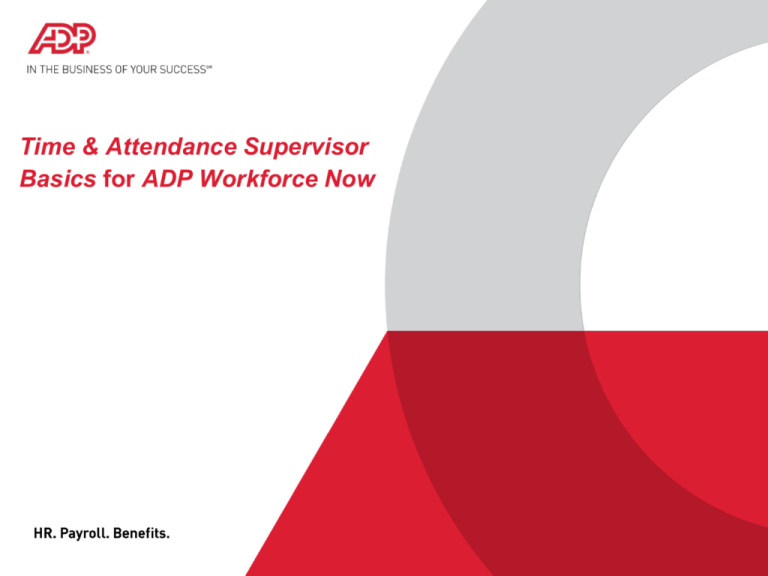 adp time attendance