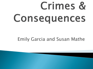 Crimes & Consequences