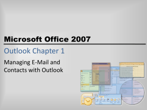 Outlook Chapter 1