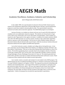 AEGIS Math
