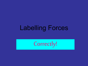 Labelling Forces - Primary Resources