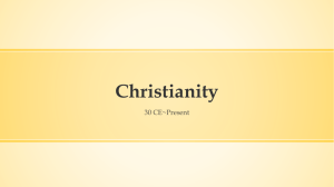 Do Now: Open-Note Quiz on 6.4 Christianity