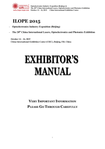 ILOPE2015_OFFICIAL_EXHIBITOR'S_MANUAL