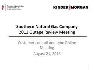 Southern Natural Gas Company
