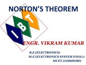 Norton's theorem