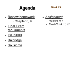 Chapter 14 ISO 9000