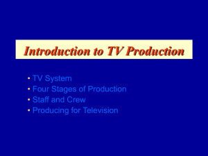 Introduction to TV Production