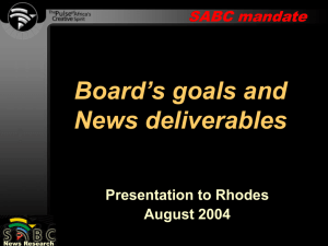 SABC mandate