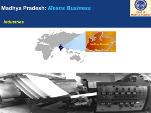 Industry - Madhya Pradesh Facilitation Centre for NRI's
